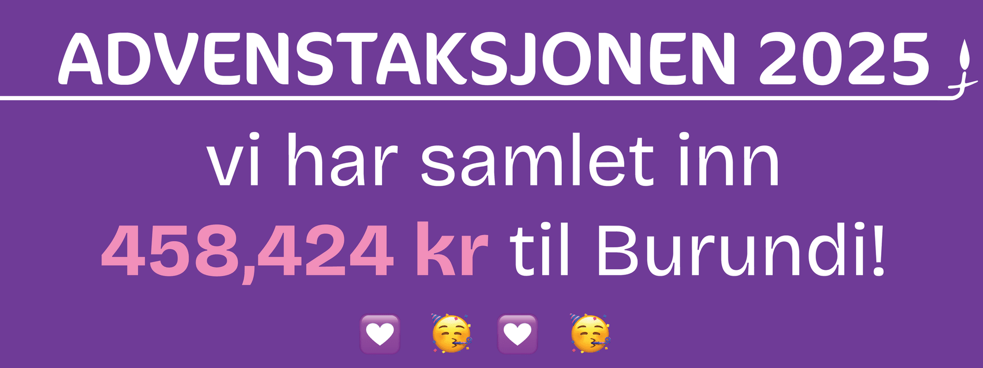 Adventsaksjonen 2025 - Burundi